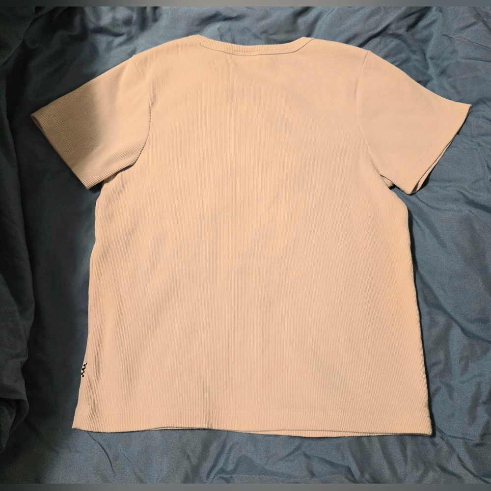 Vans Light Mauve Ribbed Crew Neck Tee - Picture 5 of 6
